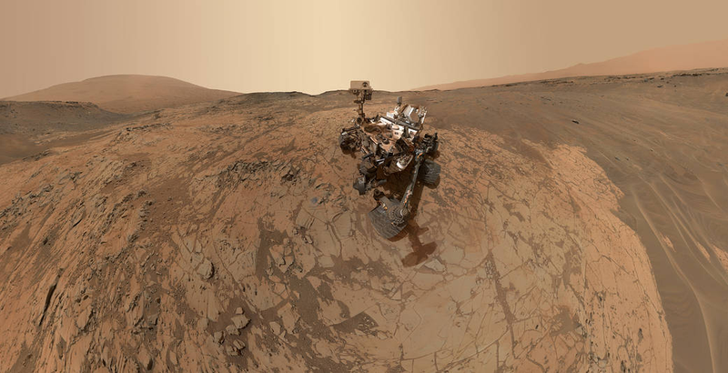 As far as we know, the Curiosity rover has not introduced microbes to Mars.